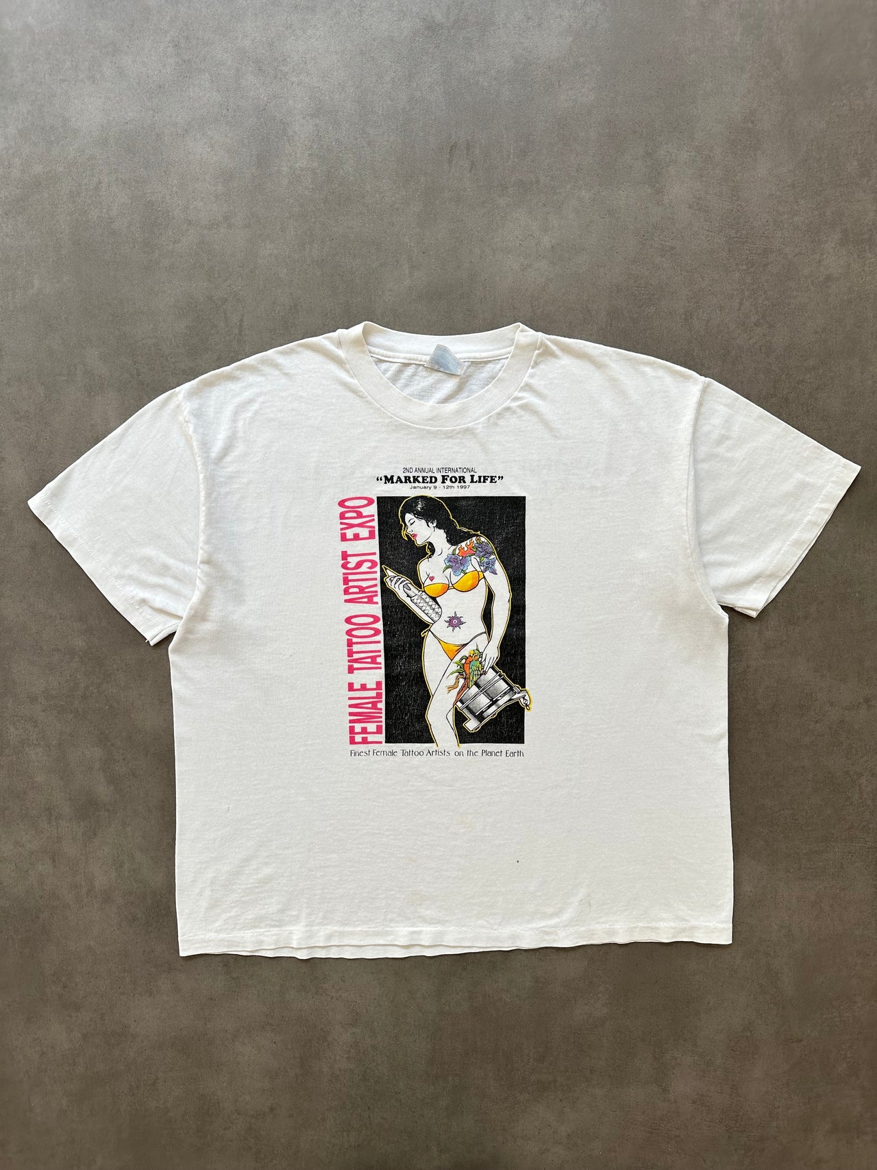 1990s Female Tattoo tee (XL)