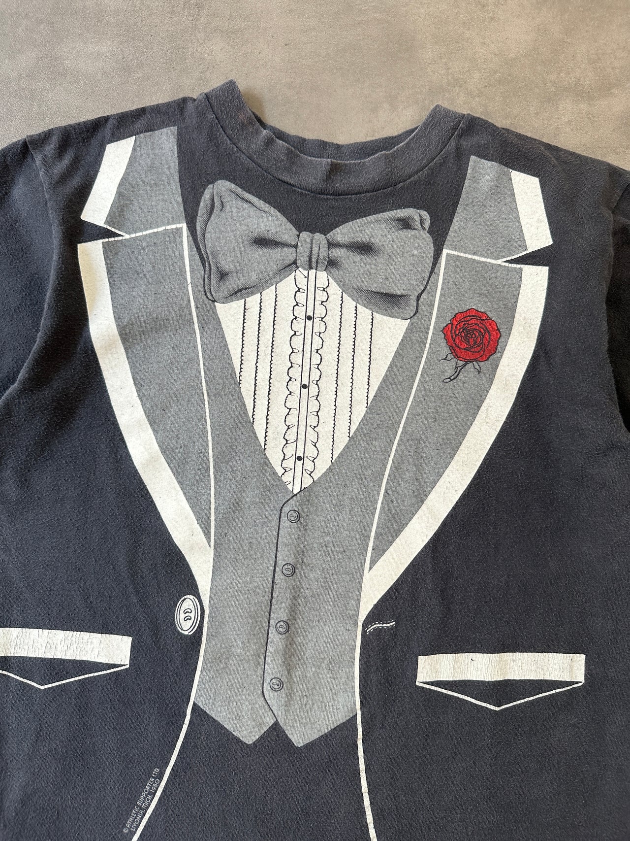 1980s Tuxedo tee (M)