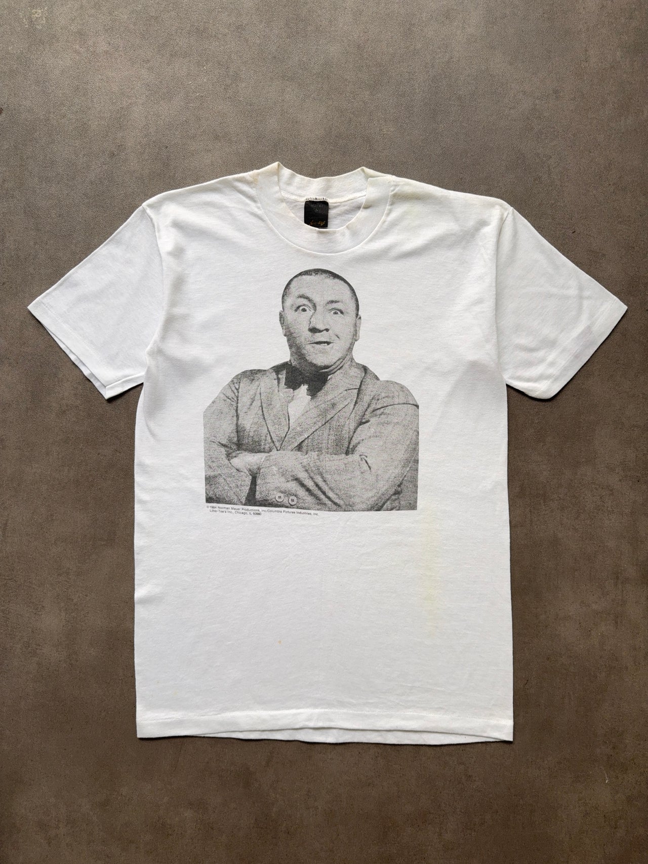 1980s Curly Howard tee (M)