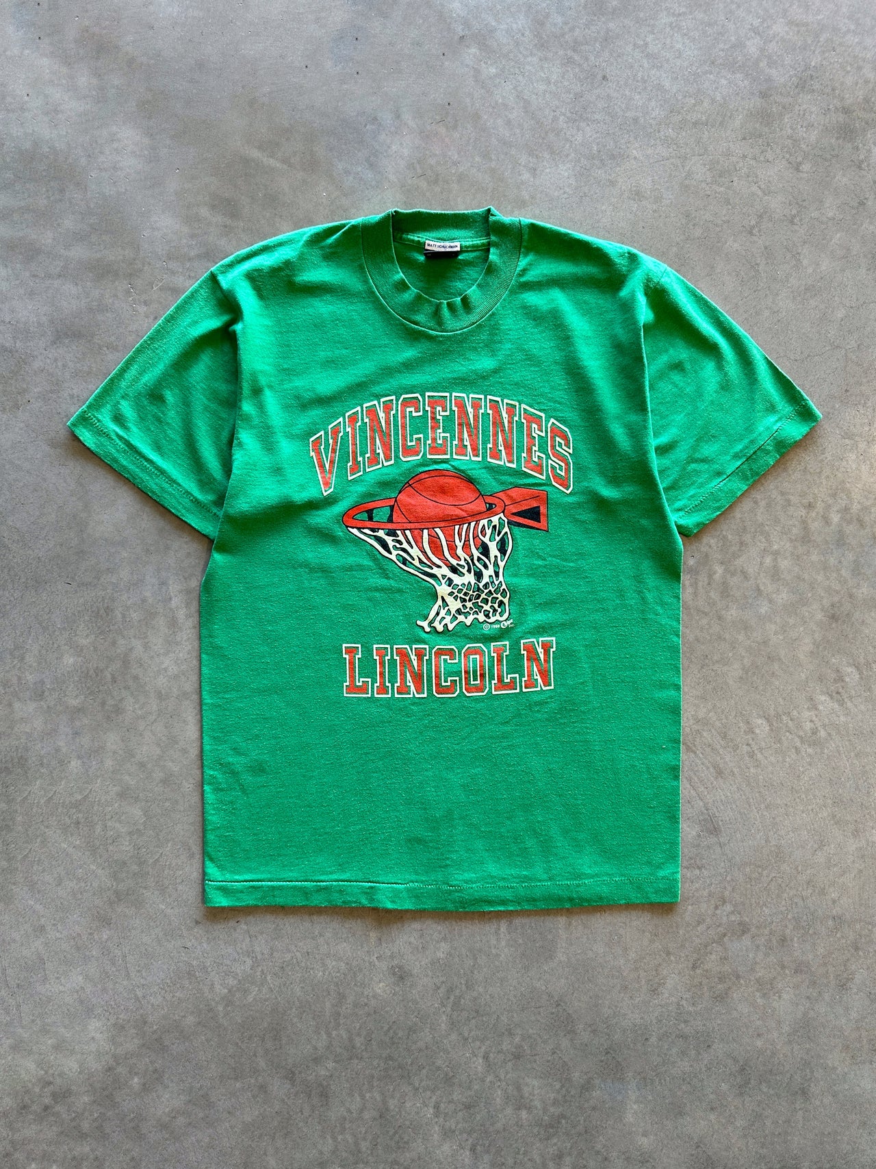 1980s Vincennes Lincoln tee (L)