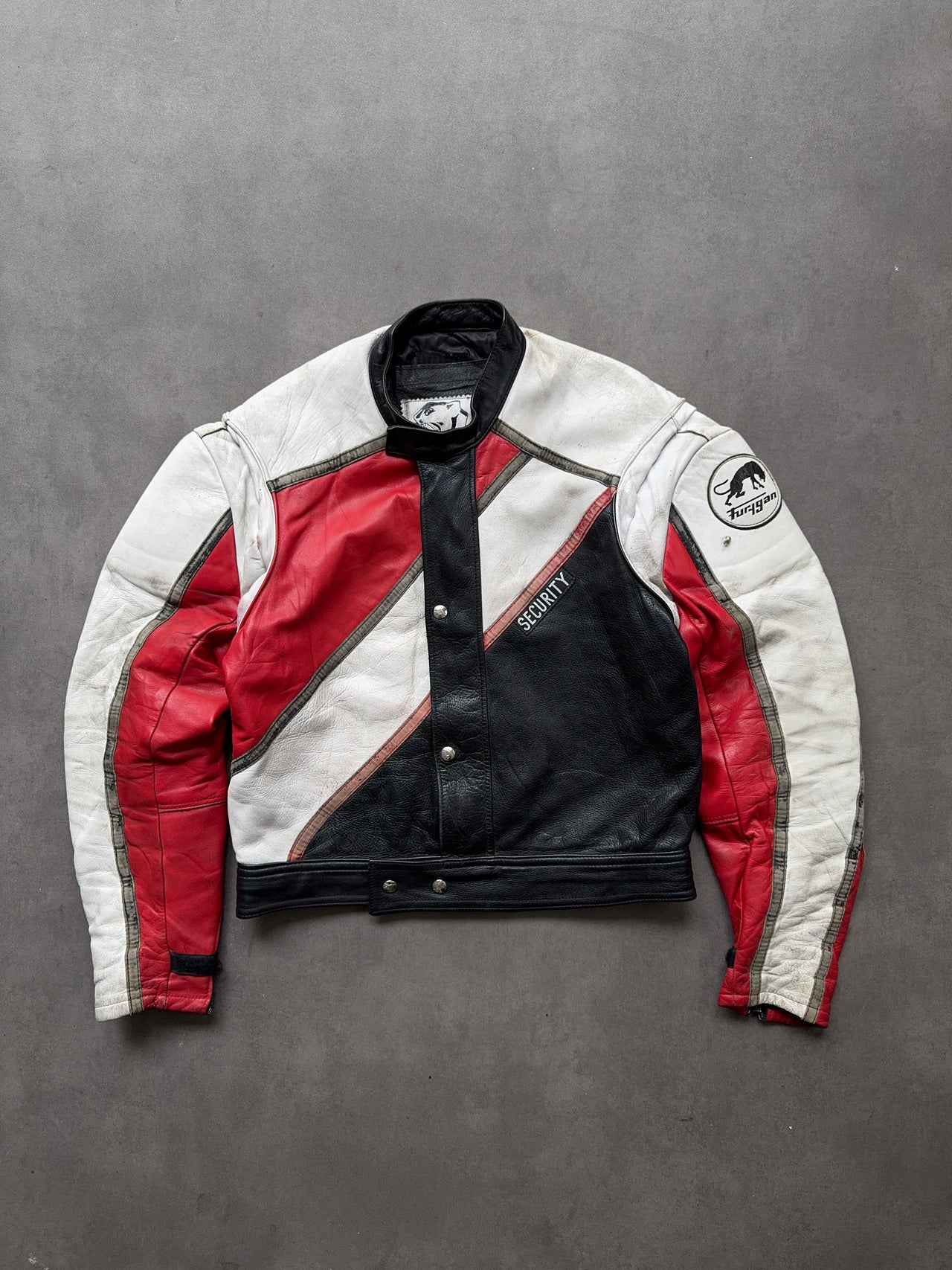 1990s Leather Motorcycle Jacket (M)