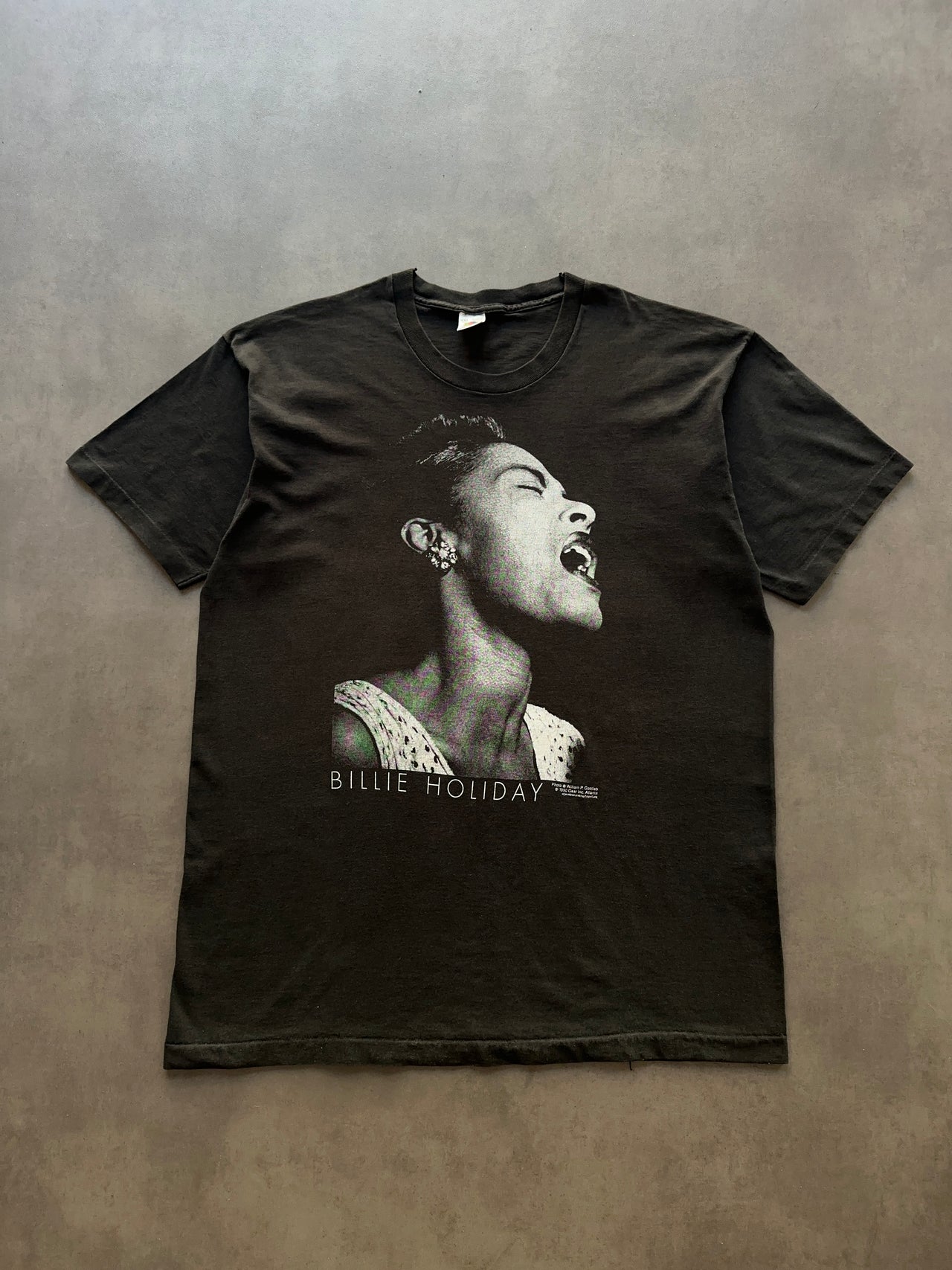 1990s Billie Holiday faded tee (XL)