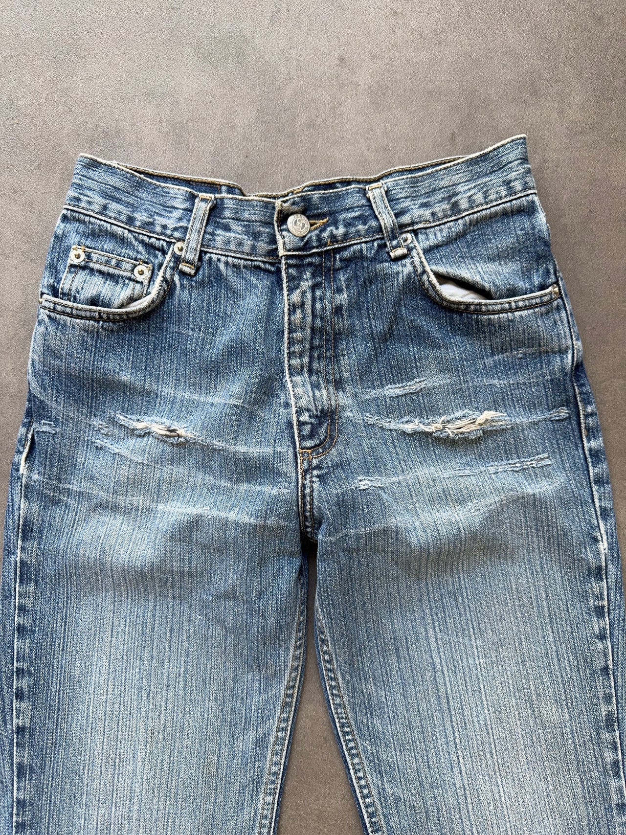 2000s Flared Denim (S)