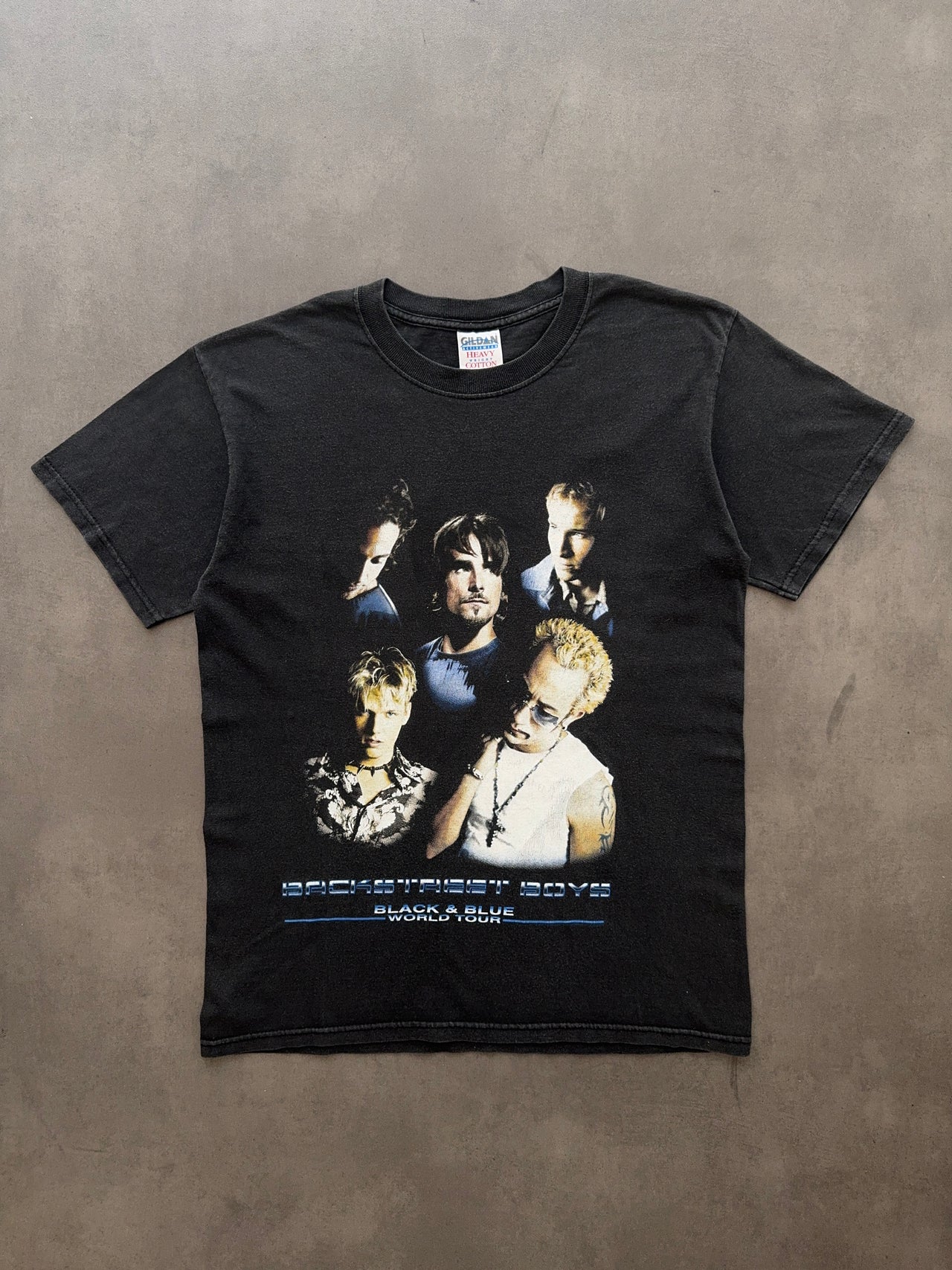 2000s Backstreet Boys world tour faded tee (M)