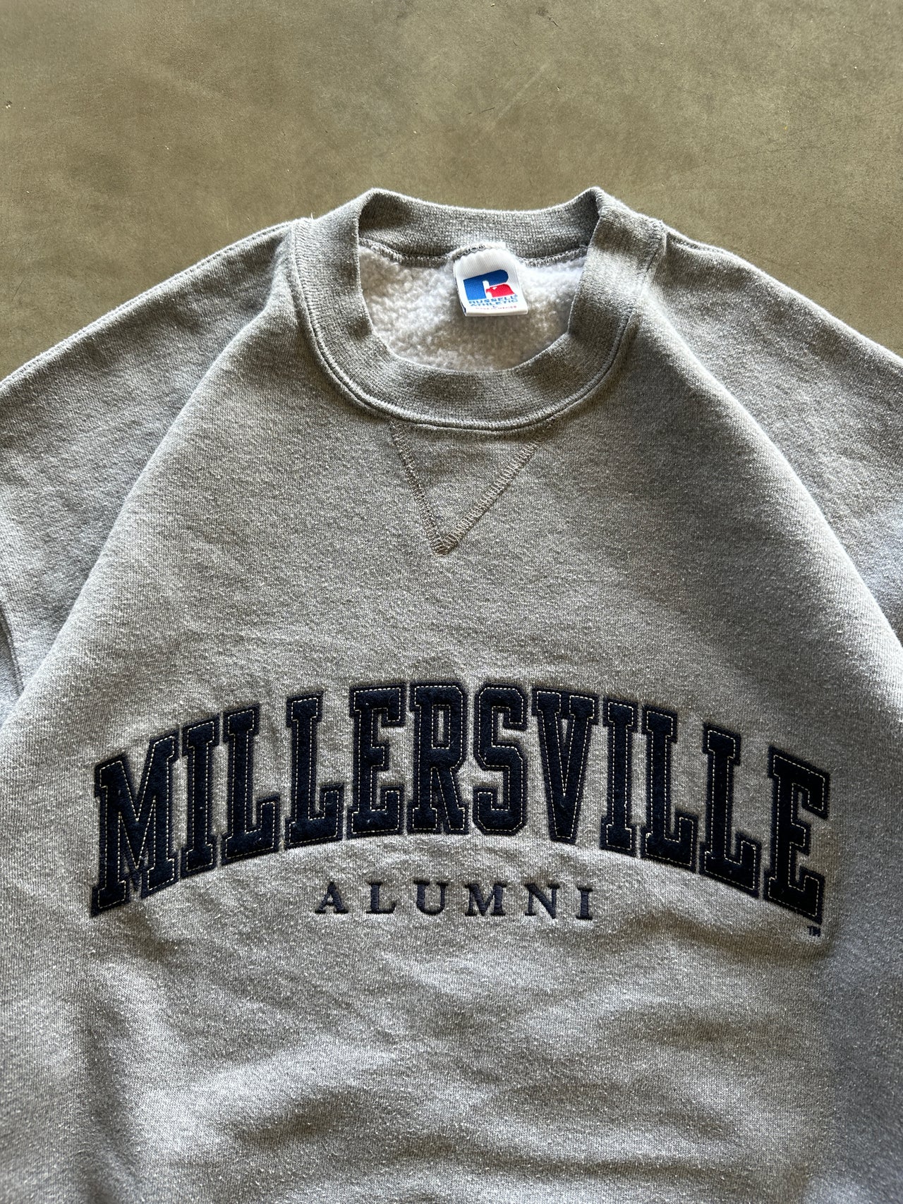 1990s Russell Athletic graphic crewneck (L)