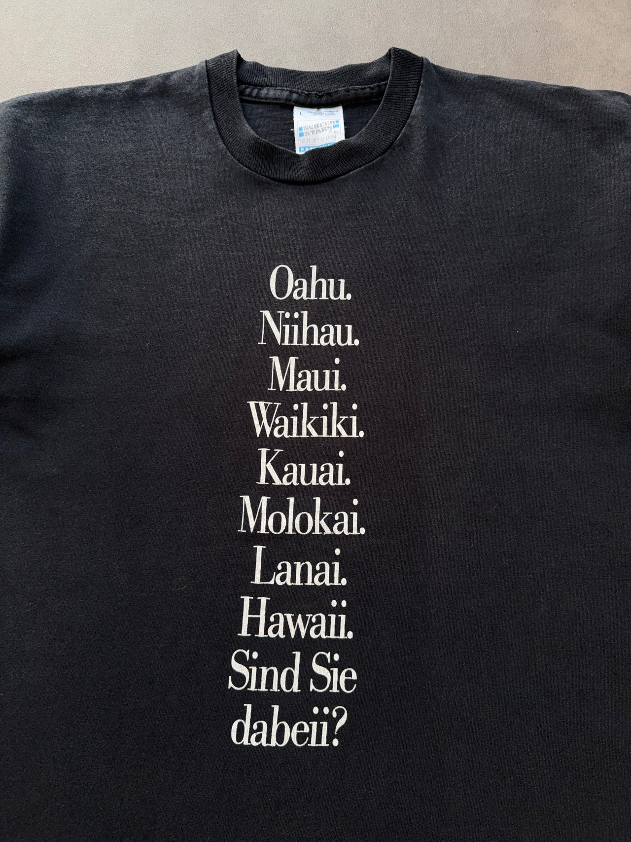 1990s United Airlines faded tee (L)