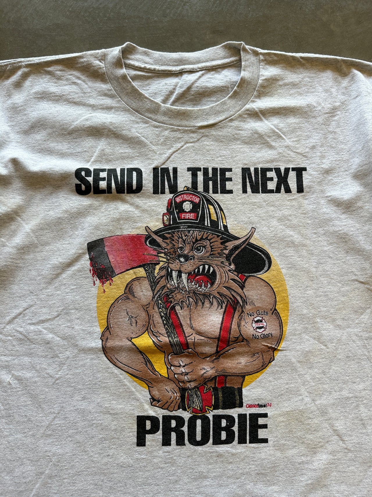 1990s Fireman Wolf tee (XL)
