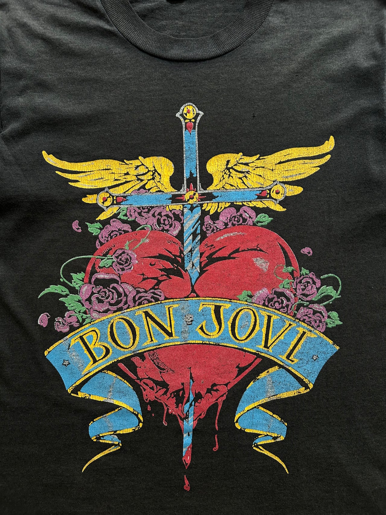 1980s Bon Jovi tee (M)