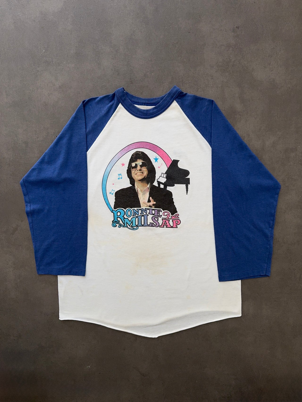 1970s Ronnie Milsap raglan tee (L)