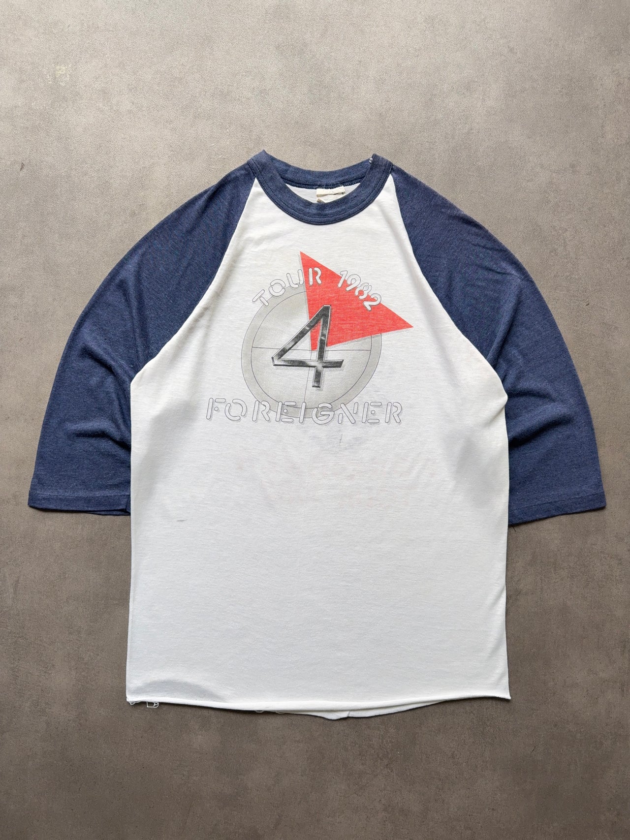1980s Foreigner tour raglan tee (M)
