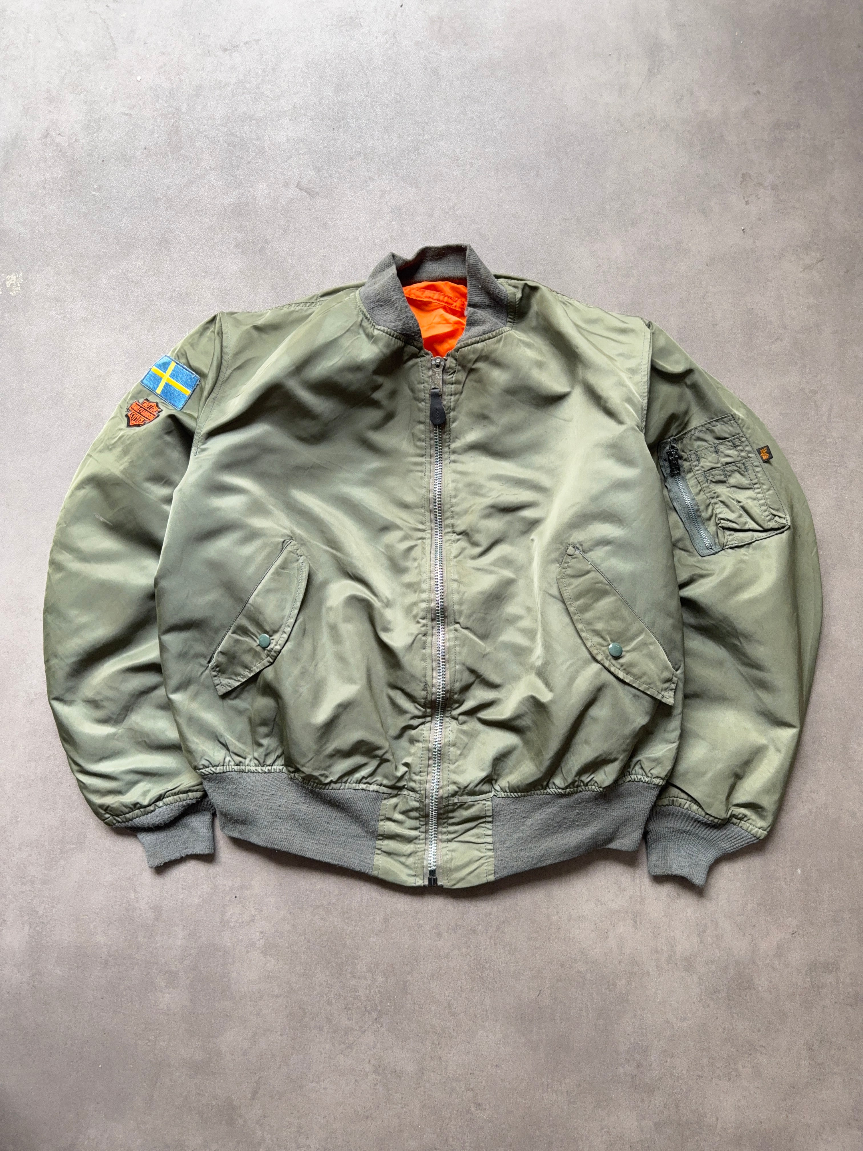 1990s Reversible MA-1 Bomber Jacket (XXL) - Mercanzia