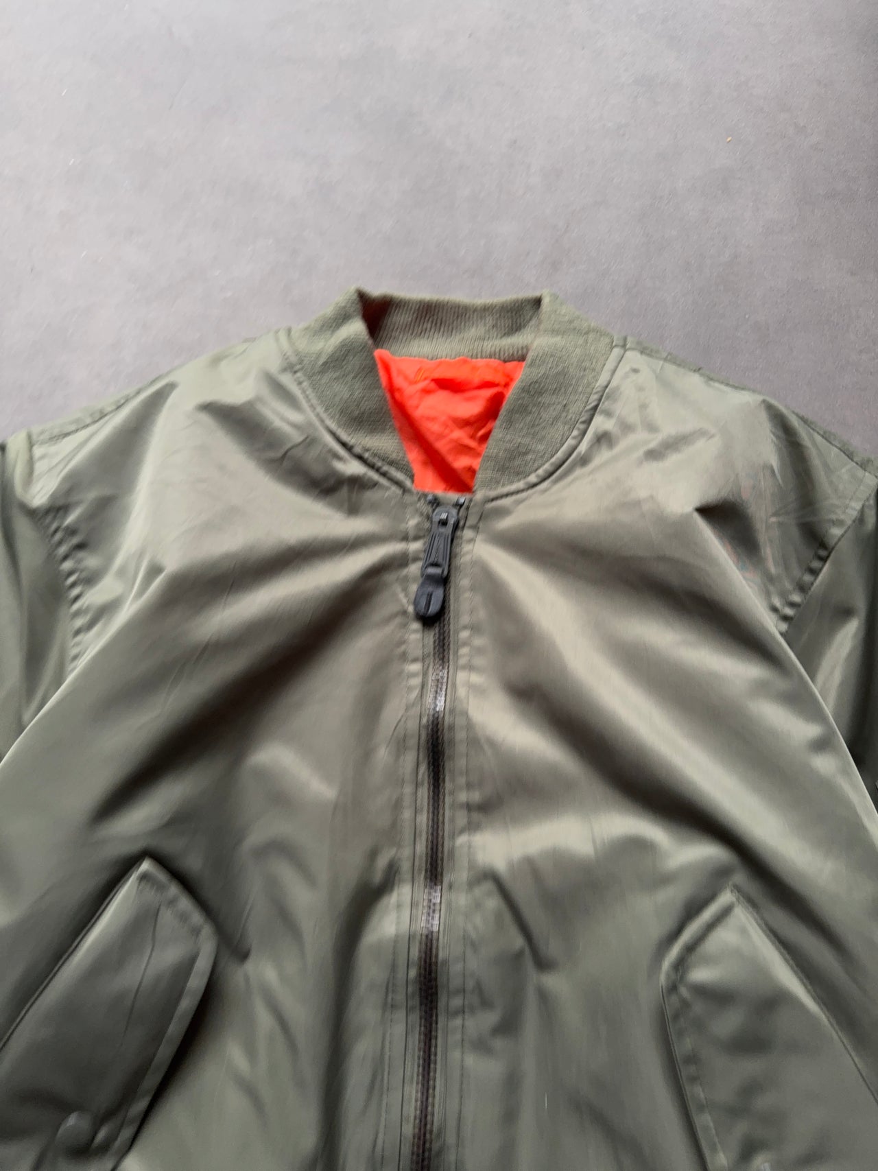 2000s MA-1 Reversible Bomber Jacket (L)