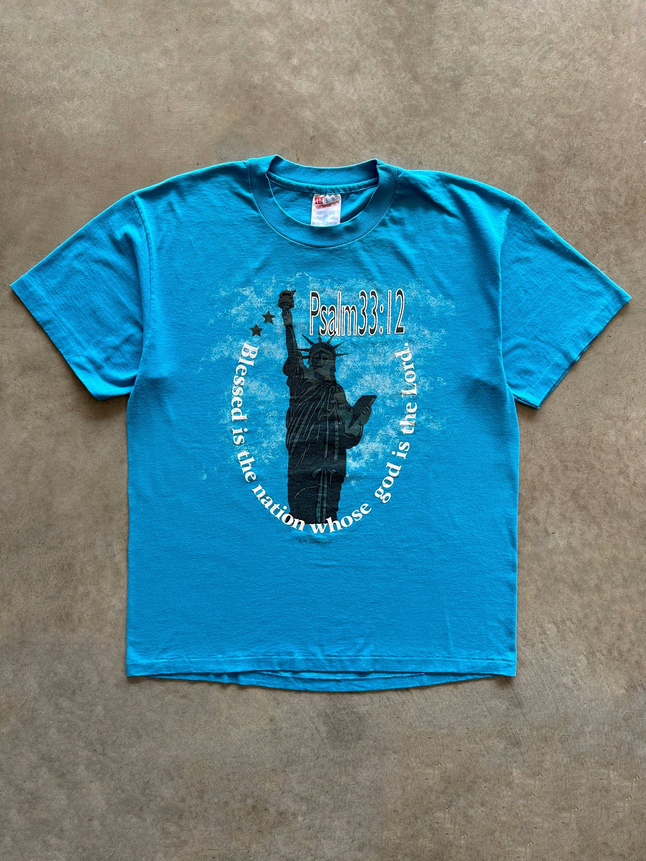 1990s Psalm 33:12 tee (L)