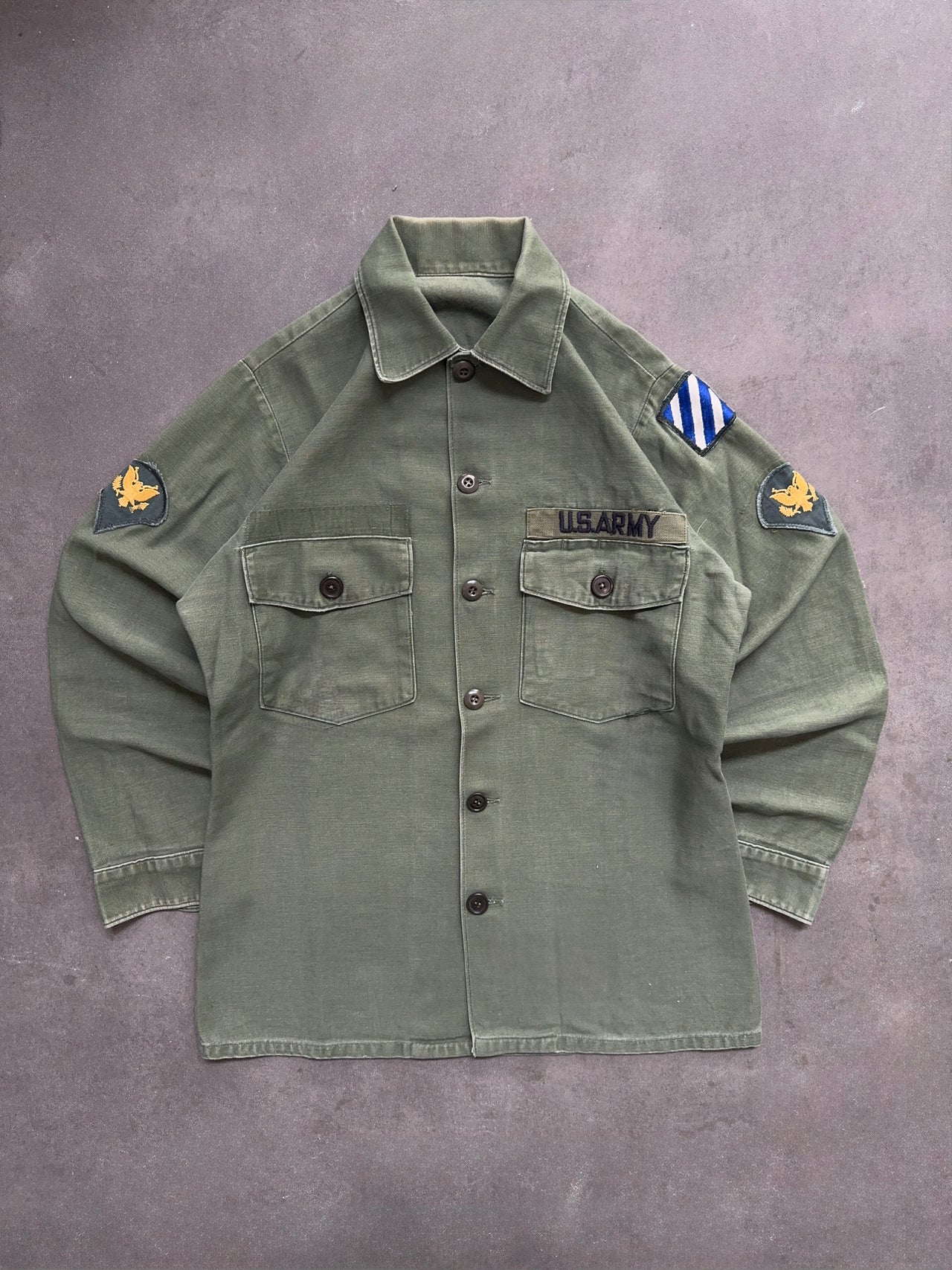 1960s US Army Og-107 shirt (M)