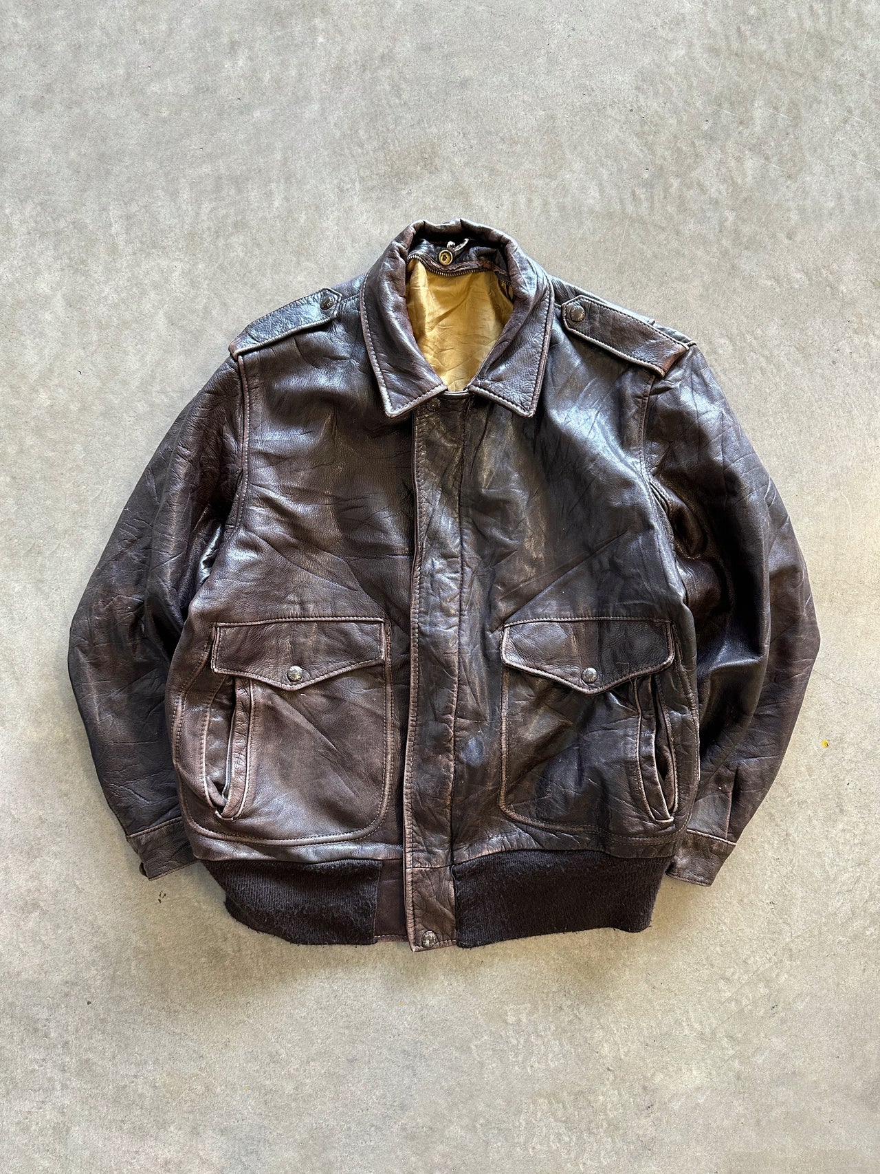 1960s Schott leather Jacket (M)