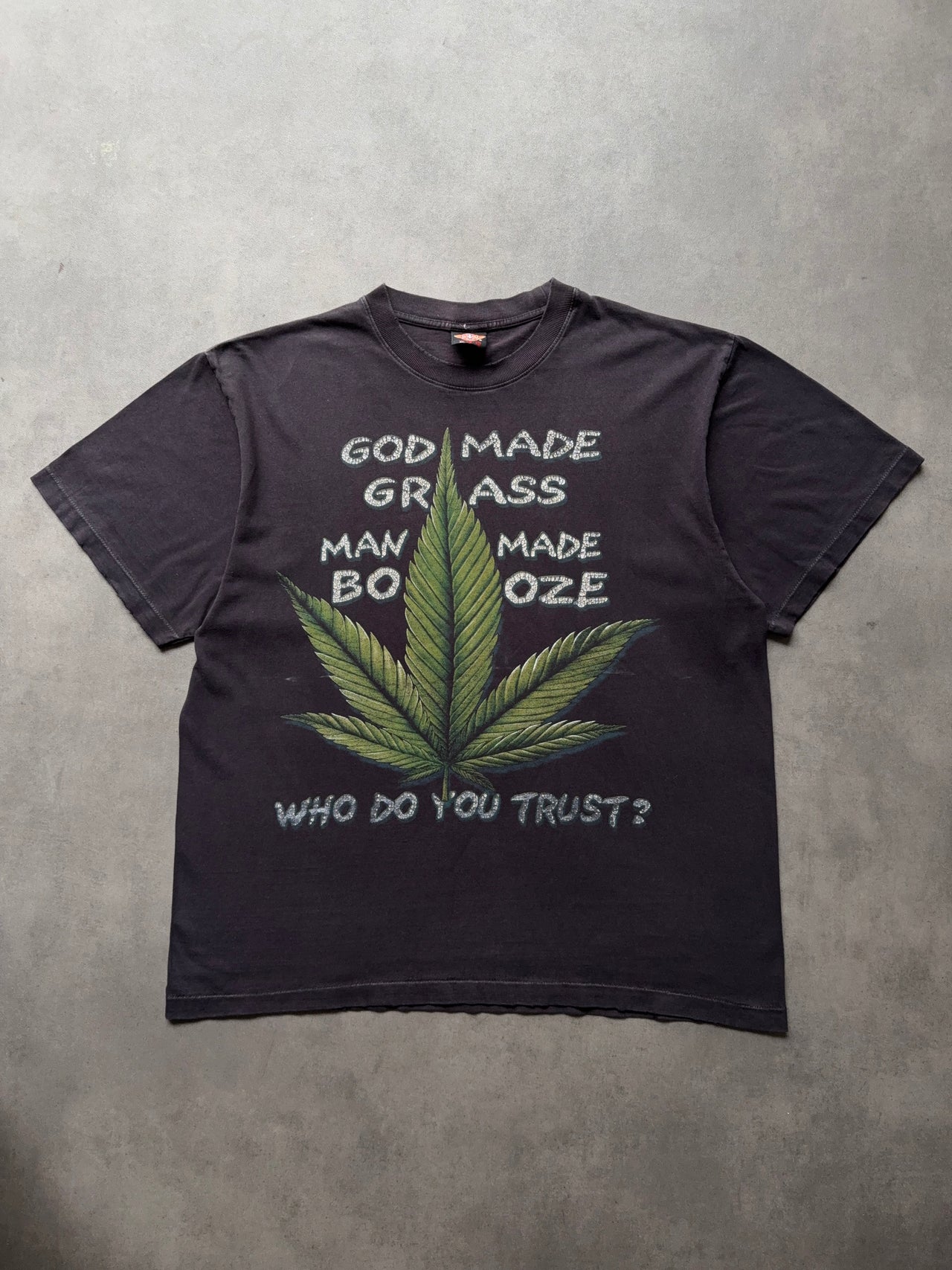 1990s Marijuana faded tee (XL)