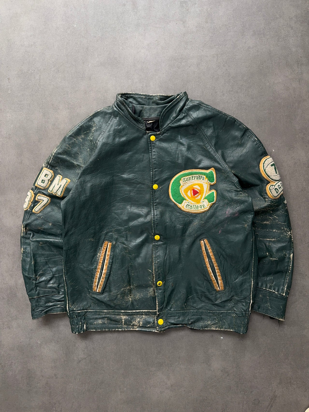 1980s Leather Jacket (L)