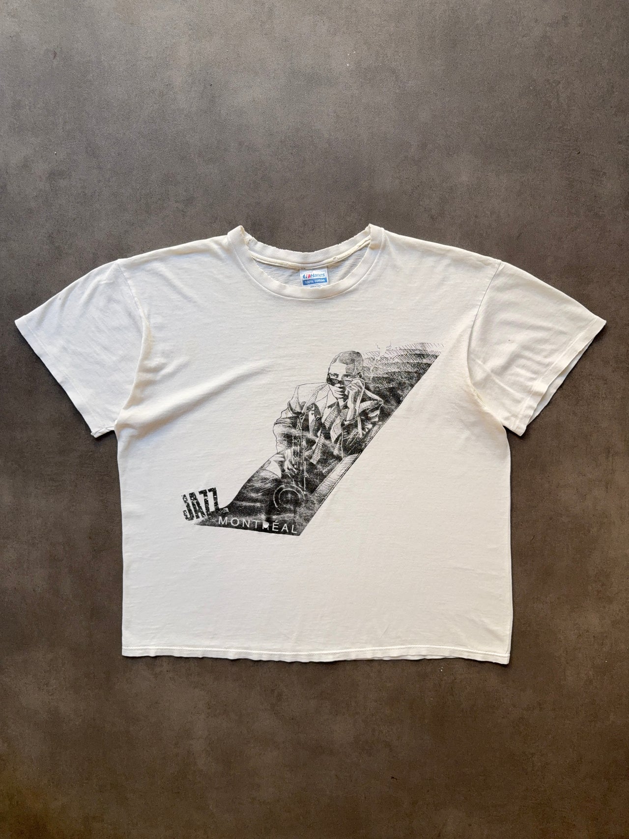 1990s Jazz Montreal distressed tee (L)