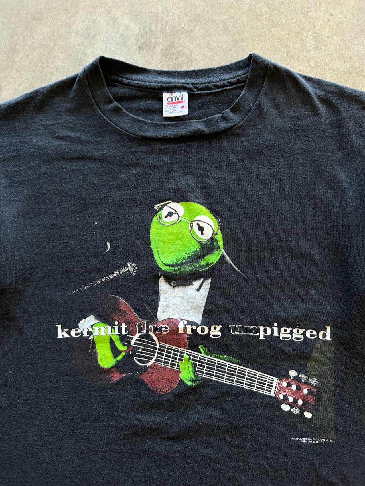 1990s Kermit the frog unpigged tee (XL)