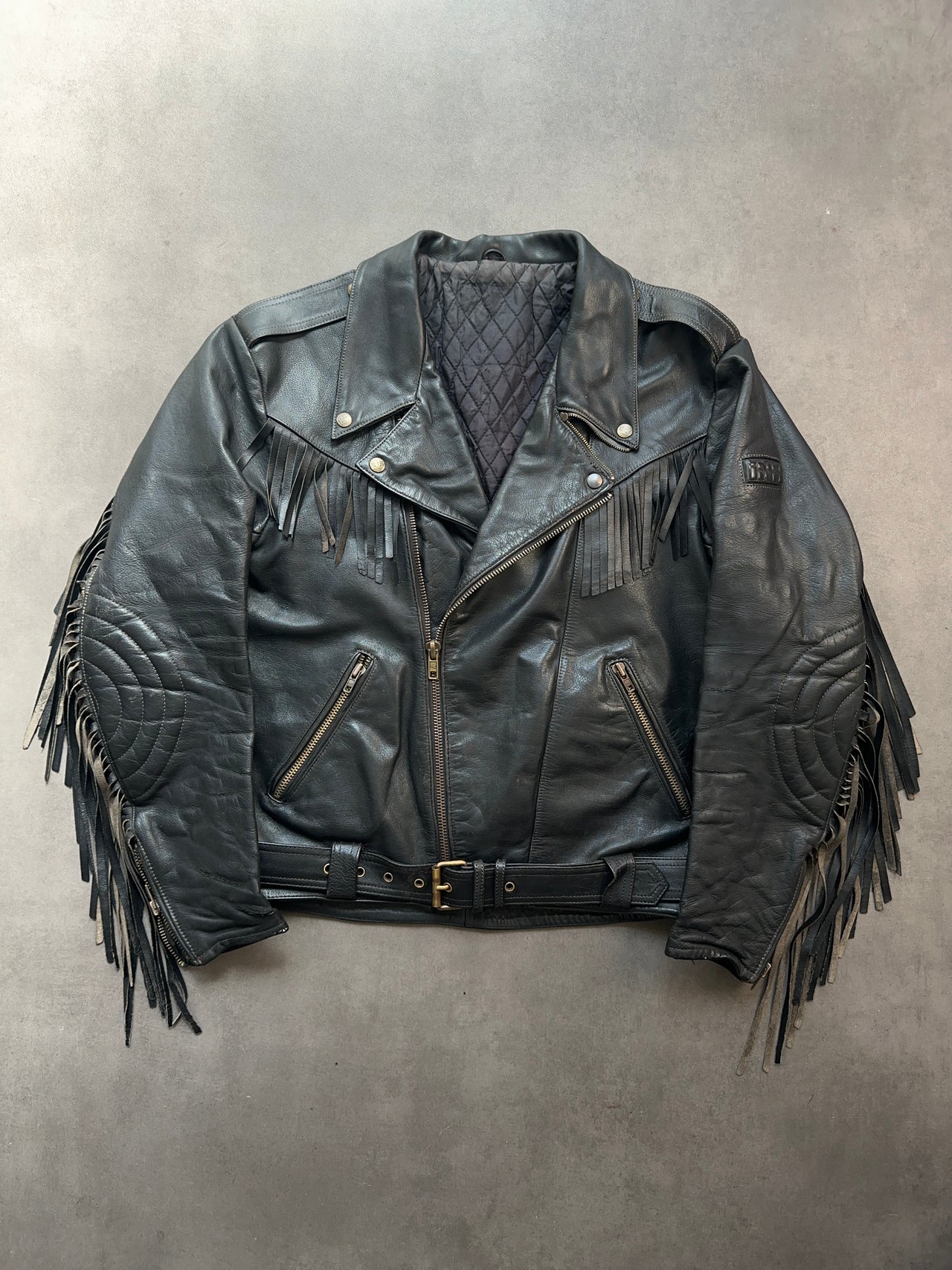 1990s Leather Jacket (L)
