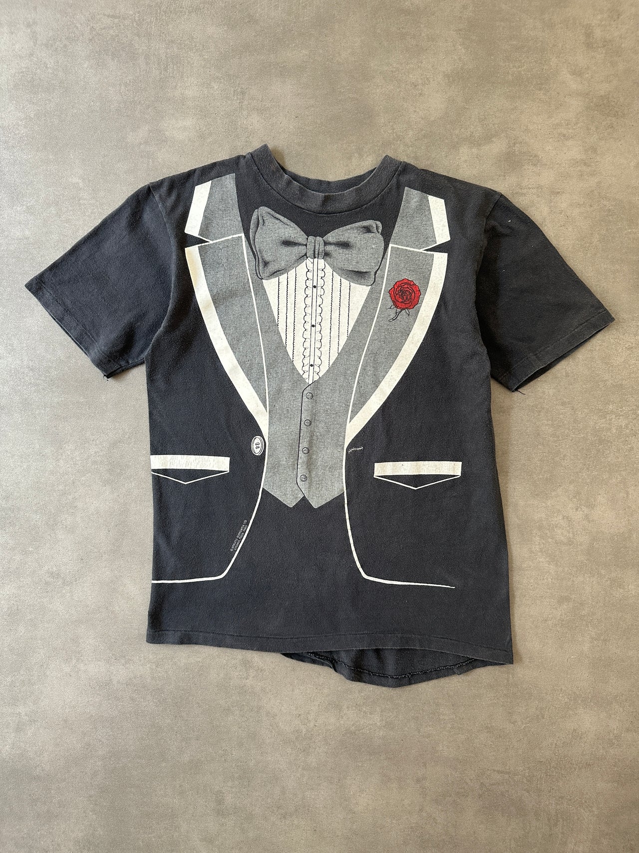 1980s Tuxedo tee (M)
