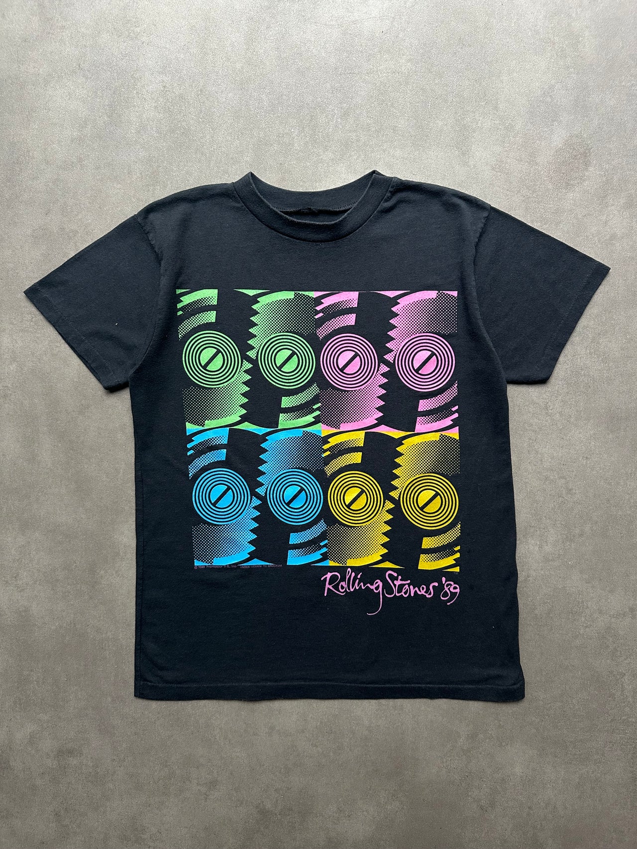 1980s The Rolling Stones steel wheels tee (M)