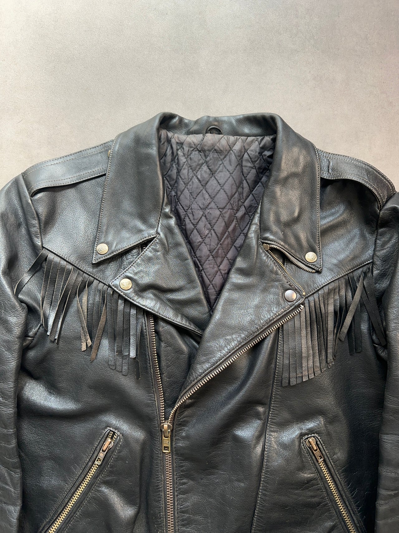 1990s Leather Jacket (L)