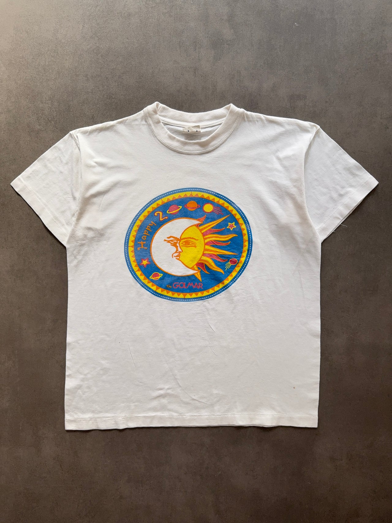 Happy 2000 sun moon tee (L)