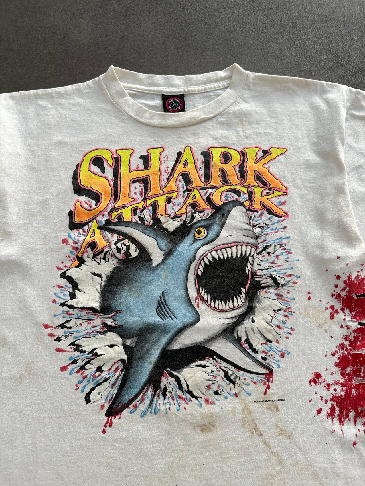 1990s Shark Attack tee (XL)