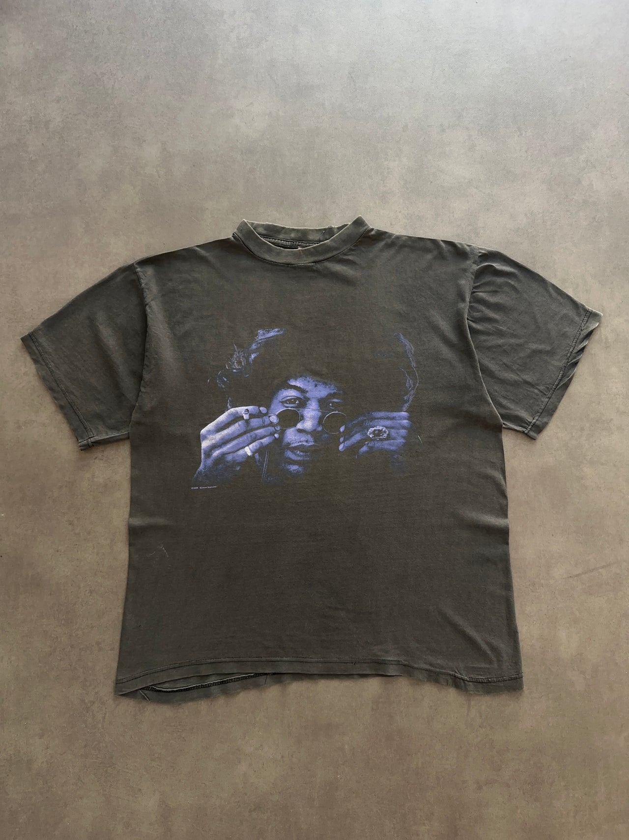 1990s Faded Jimi Hendrix tee (XL)