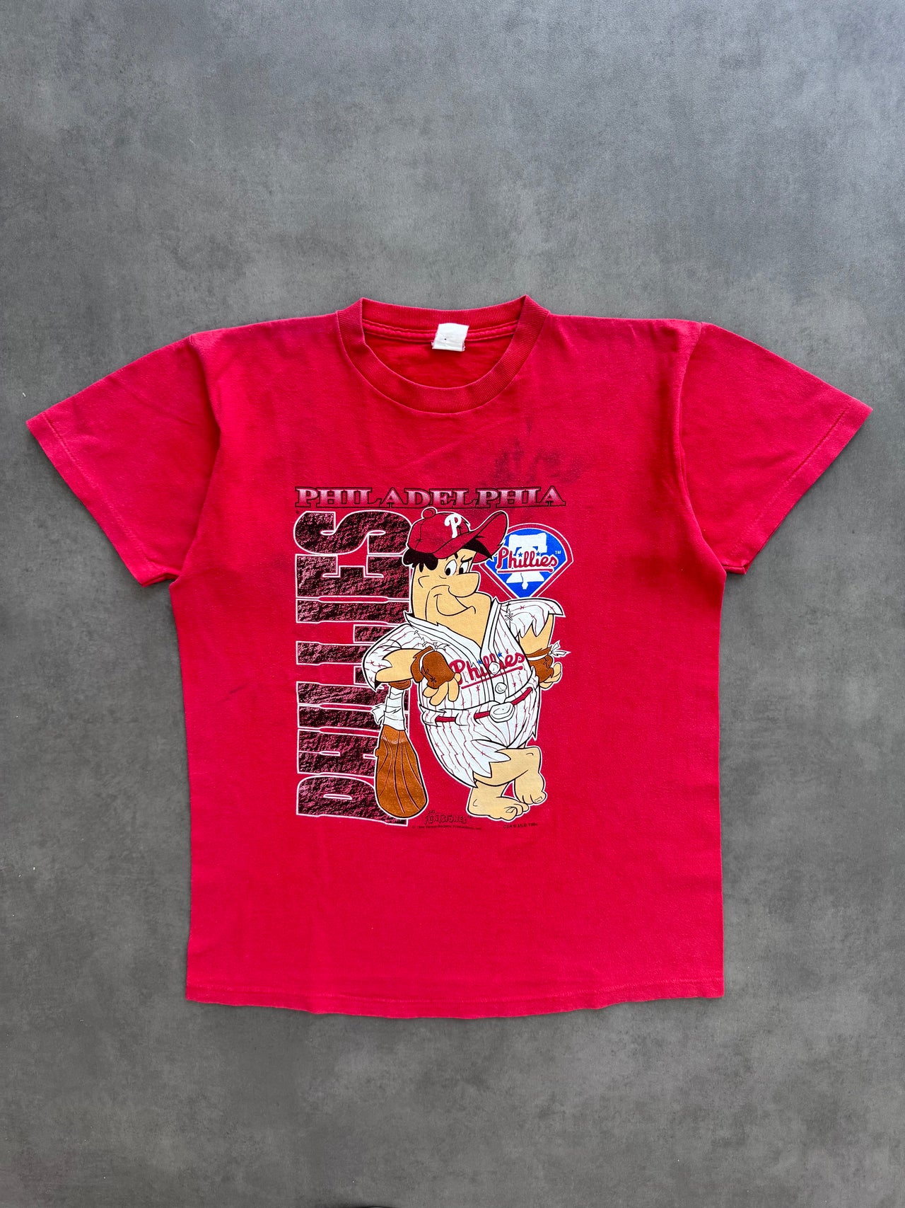 1990s phillies flintstones tee (xl)