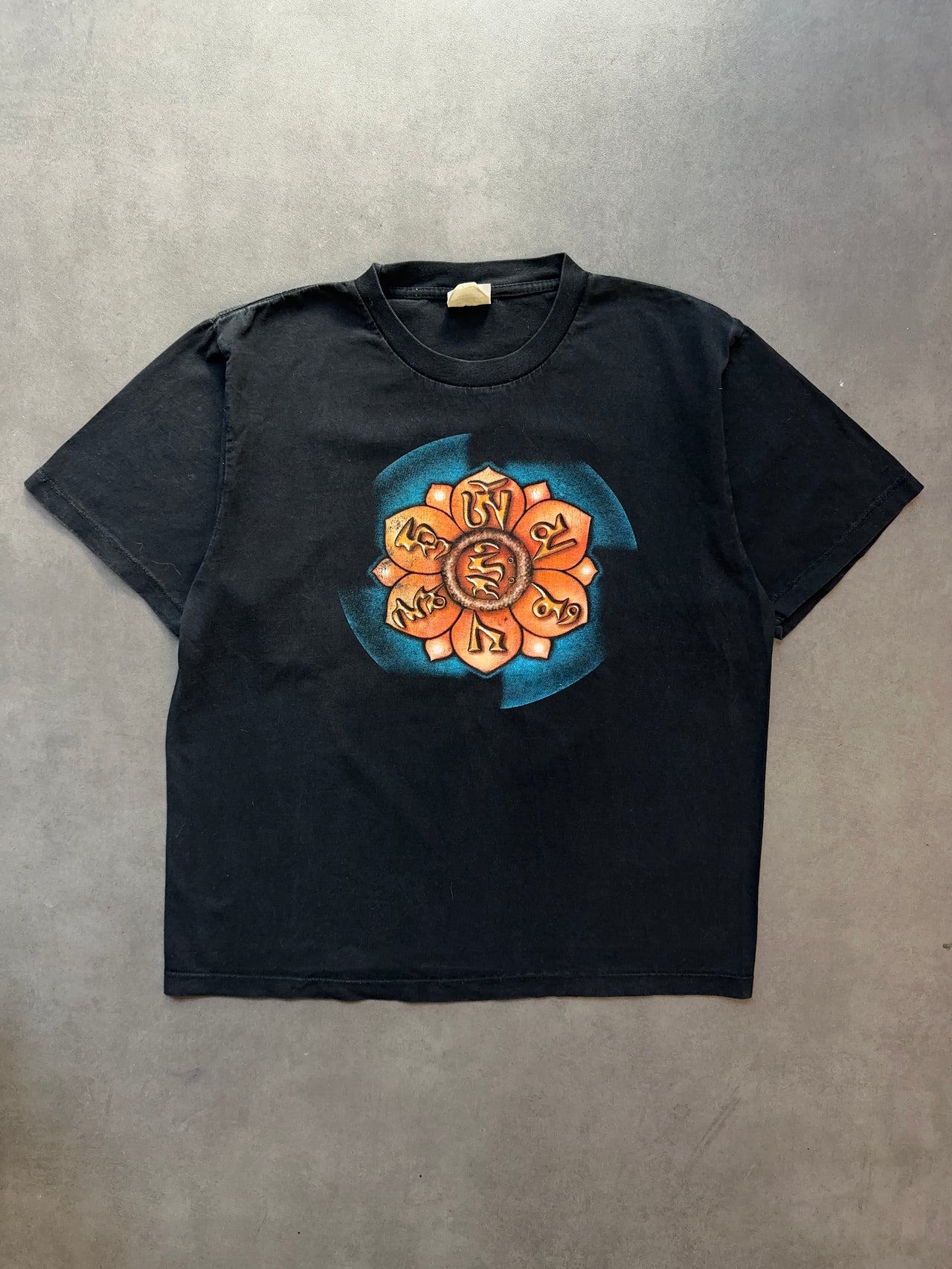 1990s Om Mani tee (L)