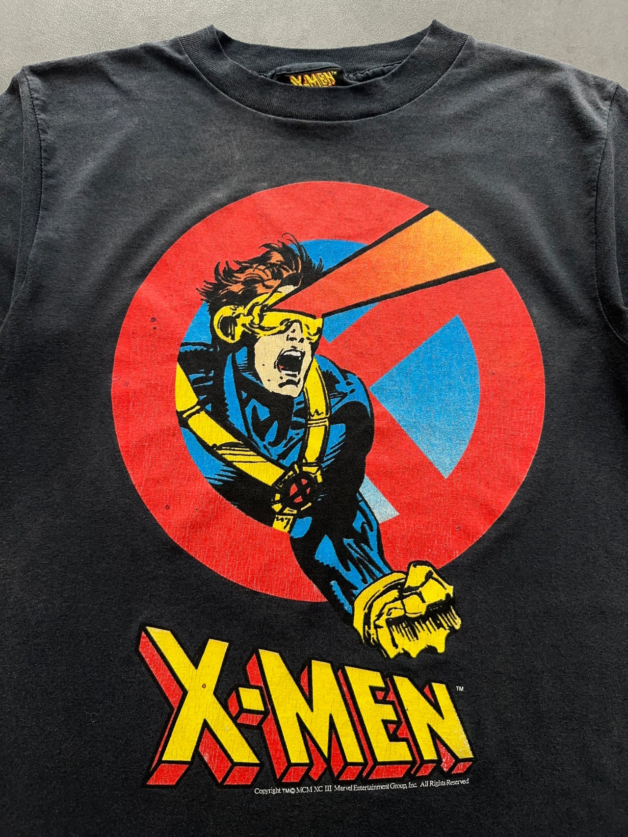 1990s Cyclops X-Men marvel faded tee (M)