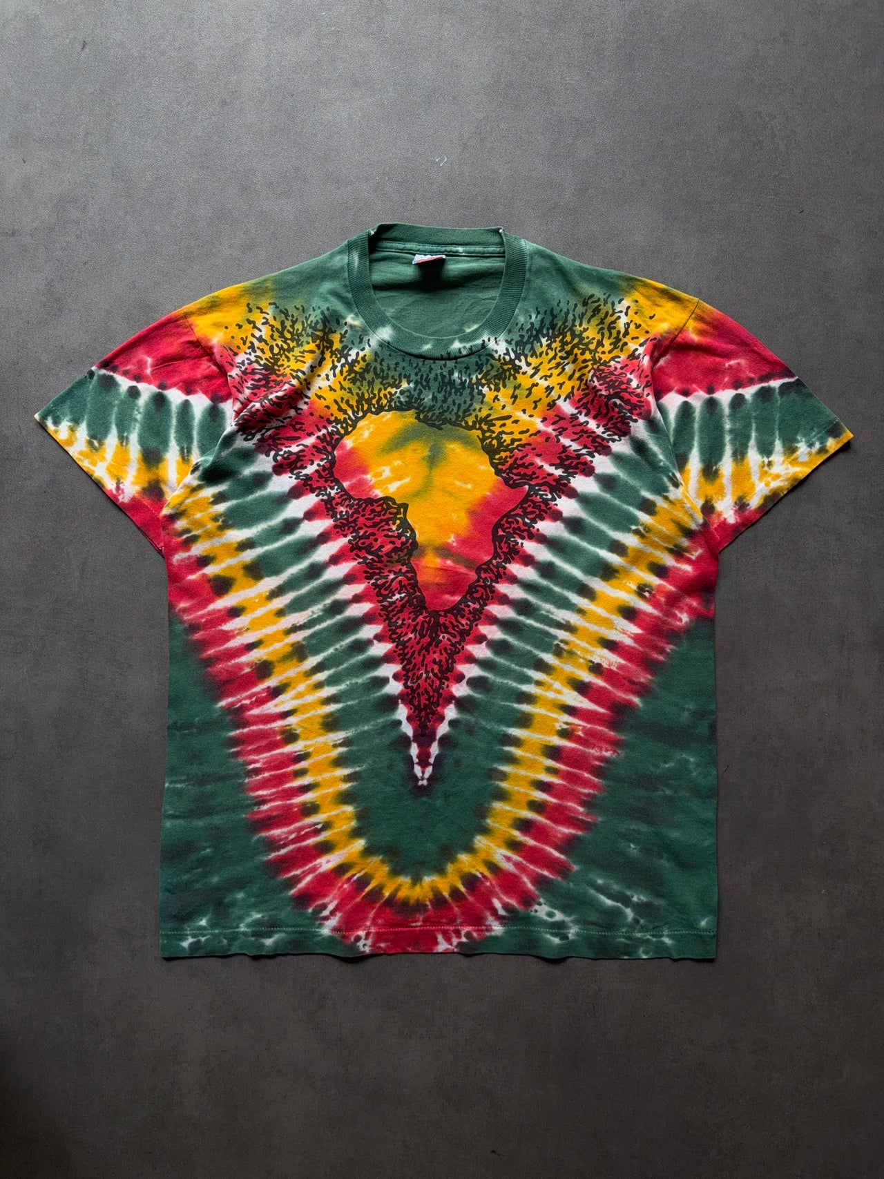 1990s Tie Dye Africa Tee (L)