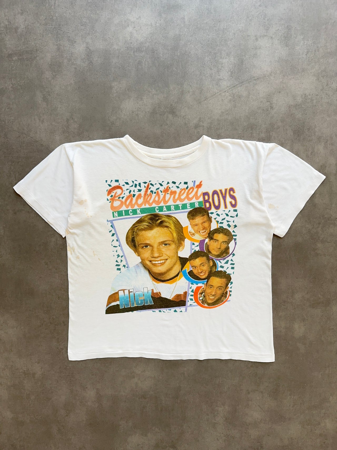 1990S NICK BACK STREET BOYS TEE (L)