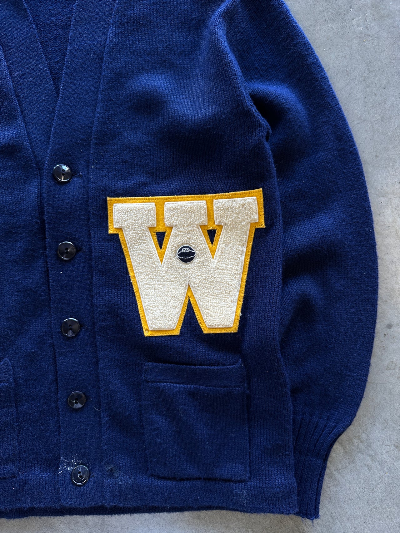 1980s Letterman cardigan (M)