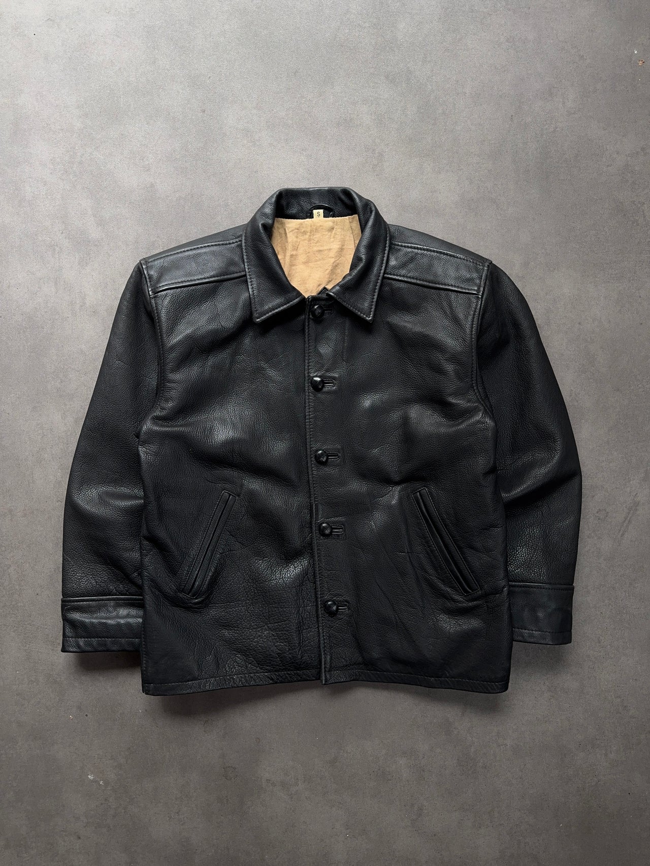 1990s Leather Jacket (M)