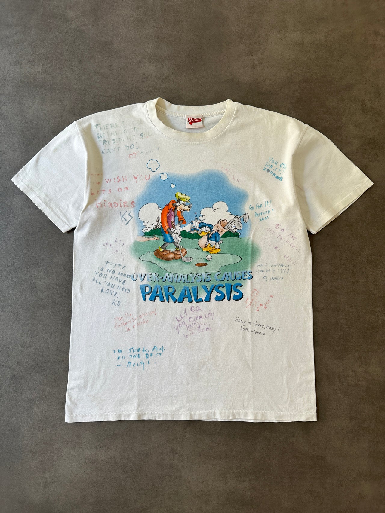 1990s Over-Analysis Causes Paralysis tee (XL)