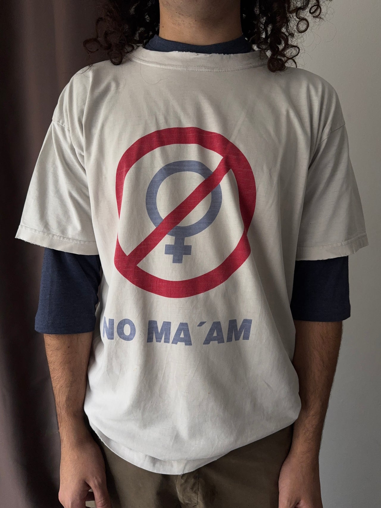 1990s No Ma’am tee (XL)