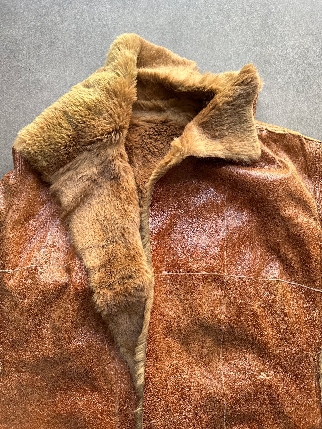 1990s Leather Jacket (S)