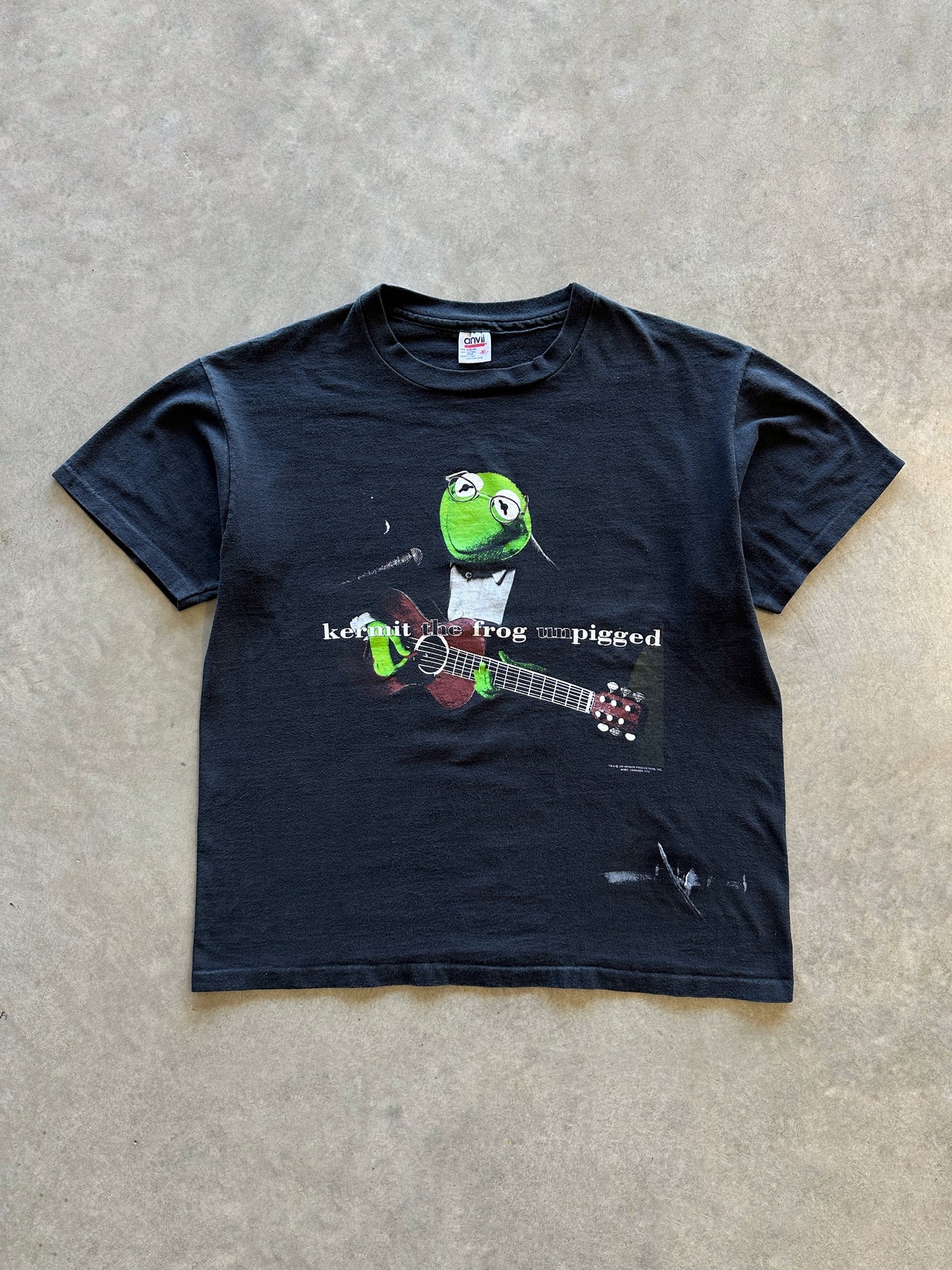 1990s Kermit the frog unpigged tee (XL)
