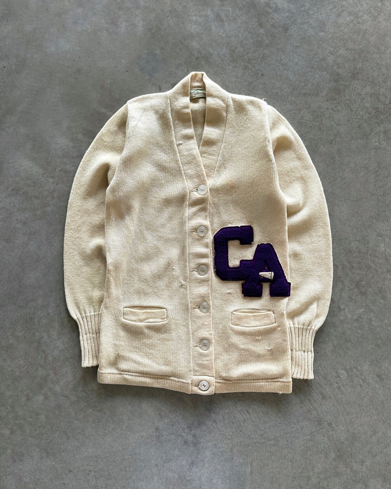 1970s Letterman cardigan (S)