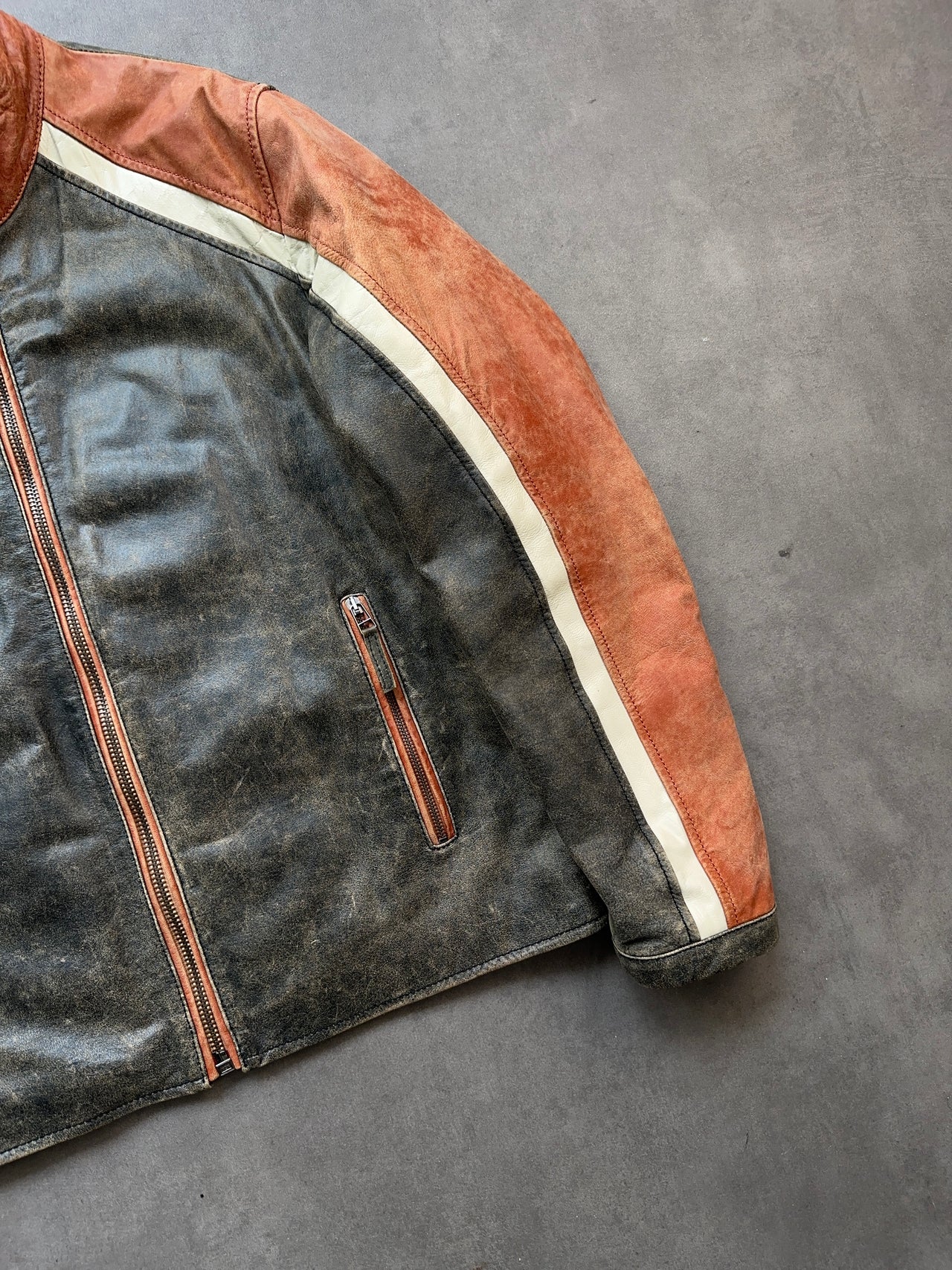 1990s motorcycle jacket (L)