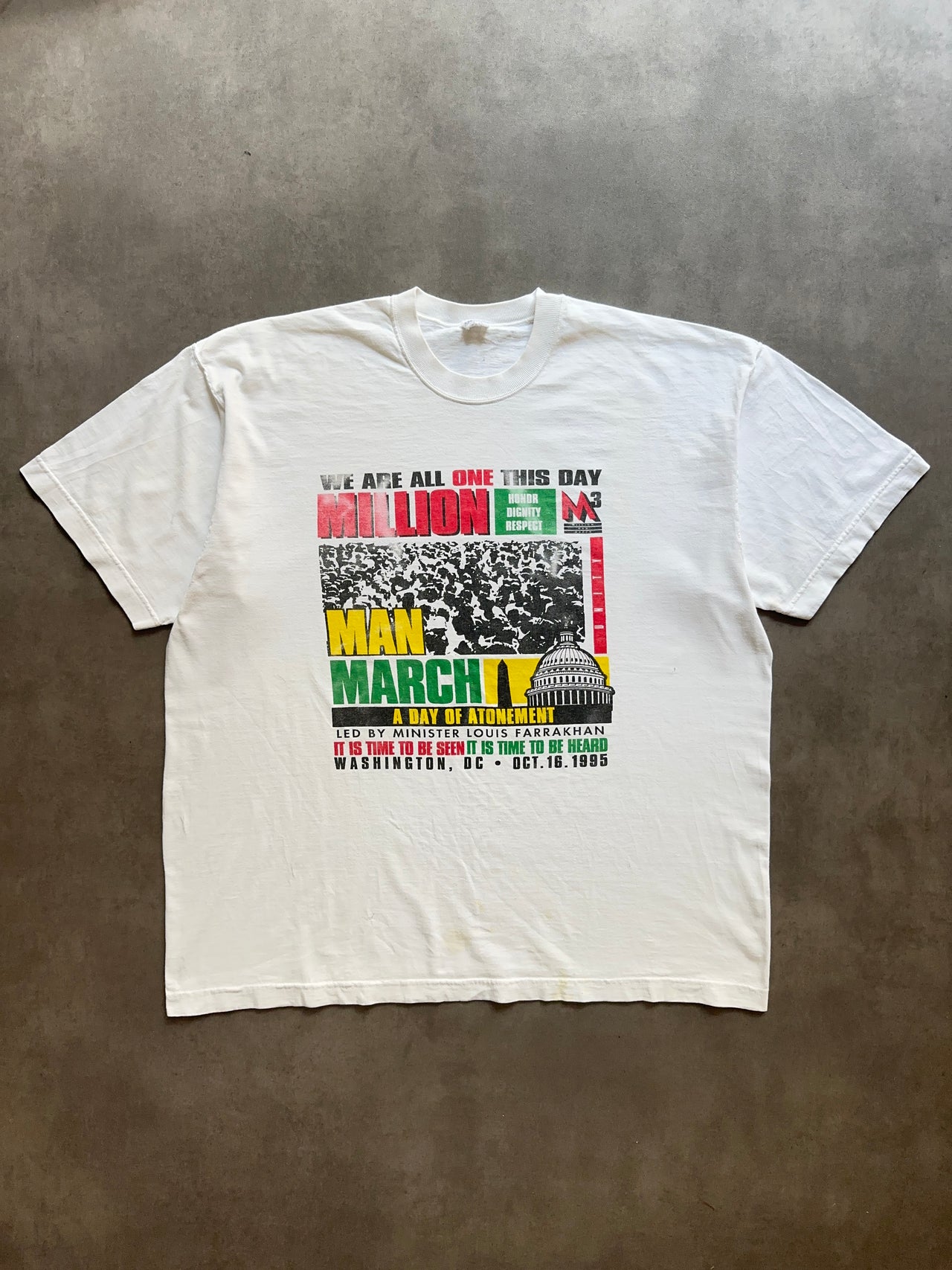 1990s Million Man March tee (XXL)