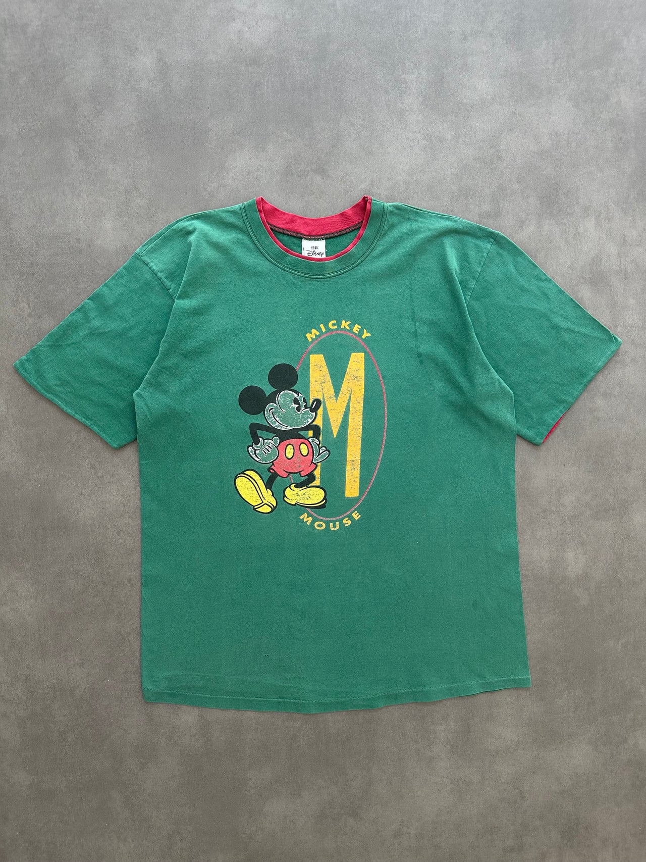 1990s Mickey Mouse VERDE tee (XXL)