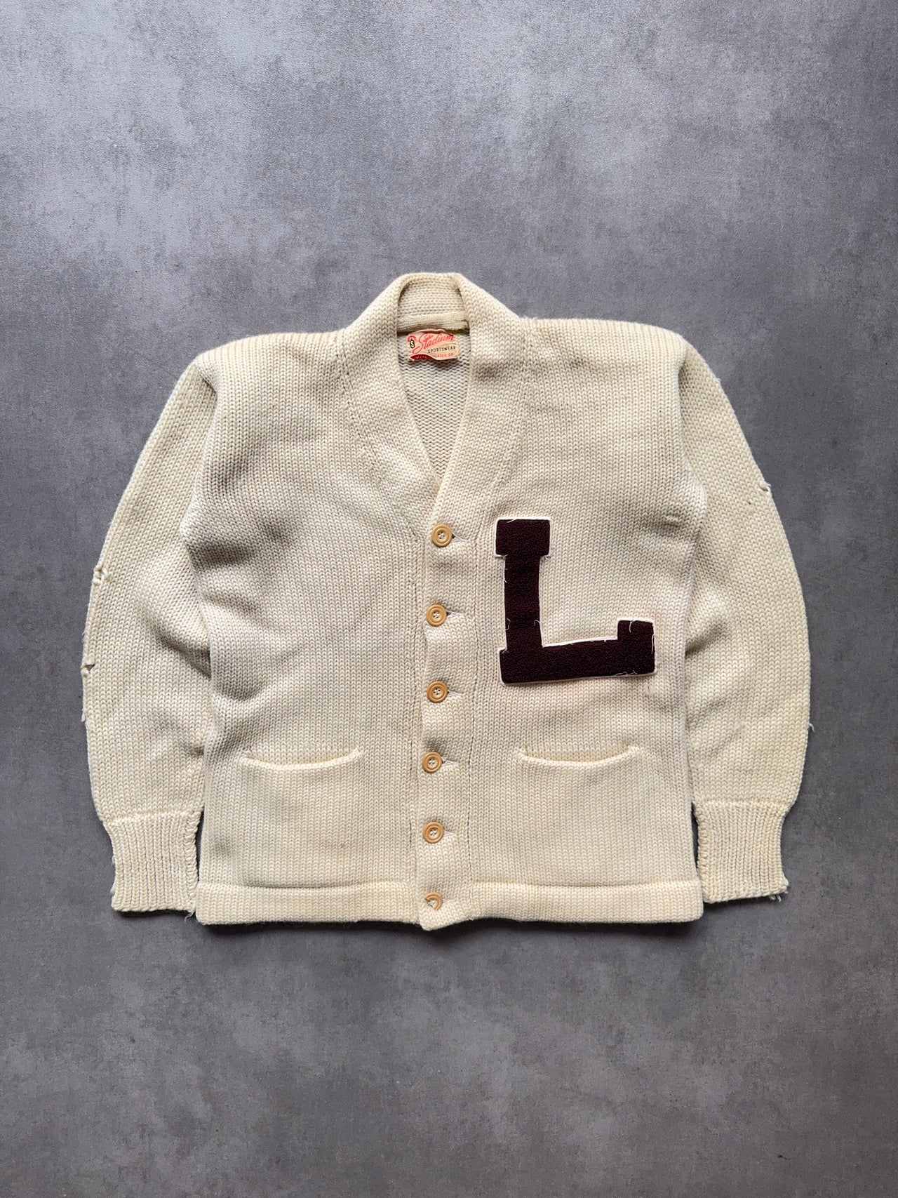 1970s Cardigan Letterman (S)