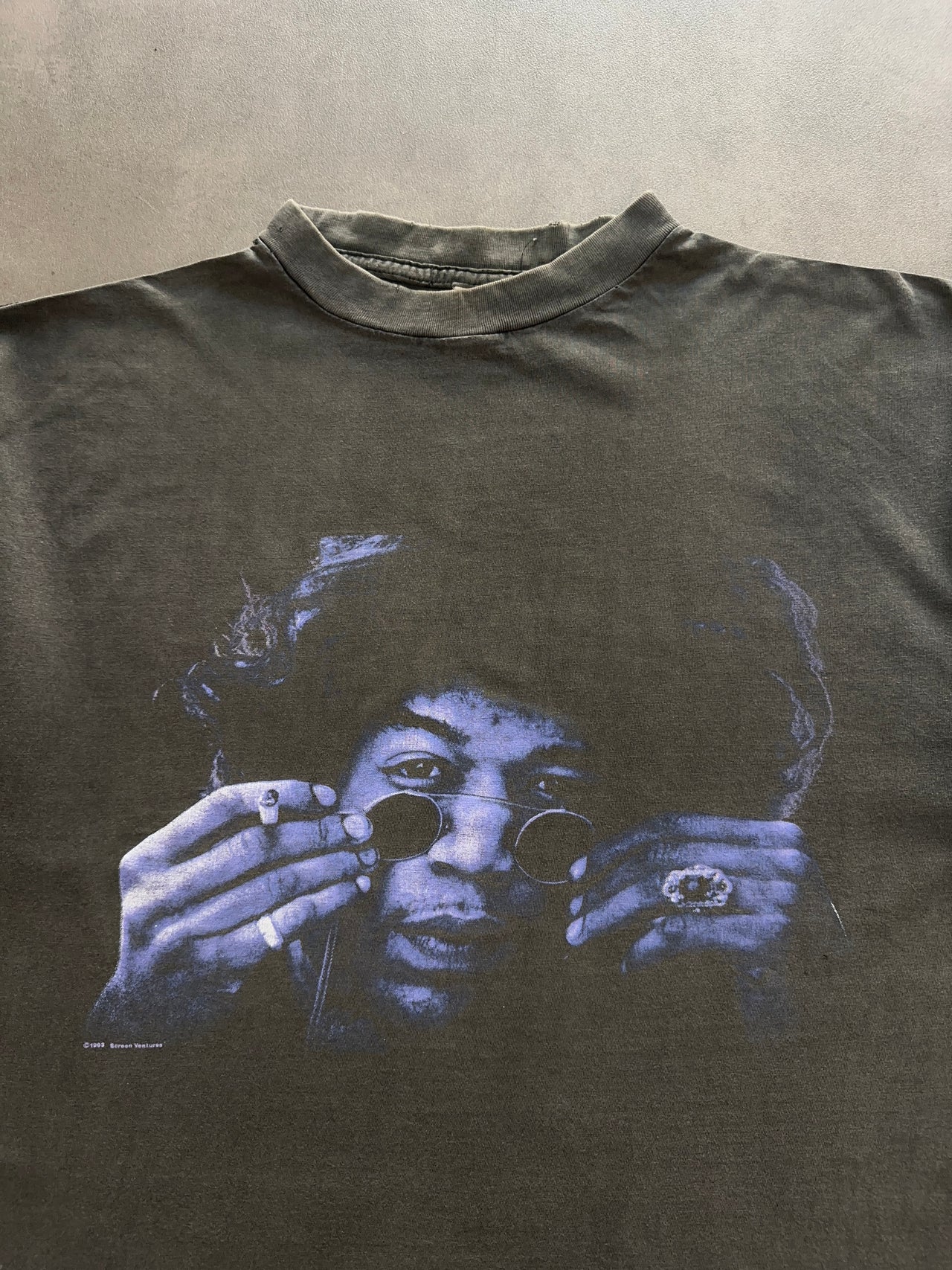 1990s Faded Jimi Hendrix tee (XL)