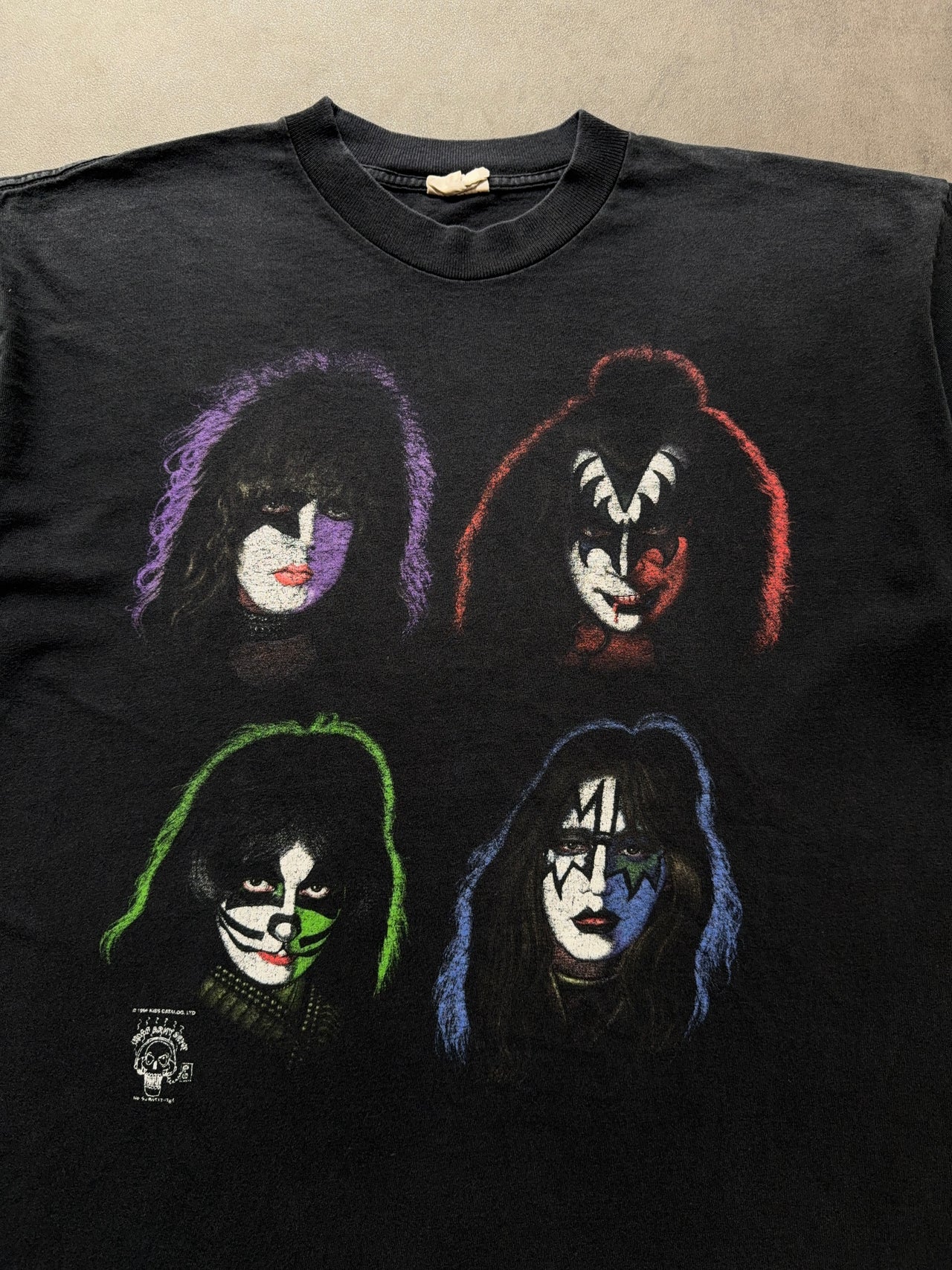 1990s Kiss Faded tee (XL)