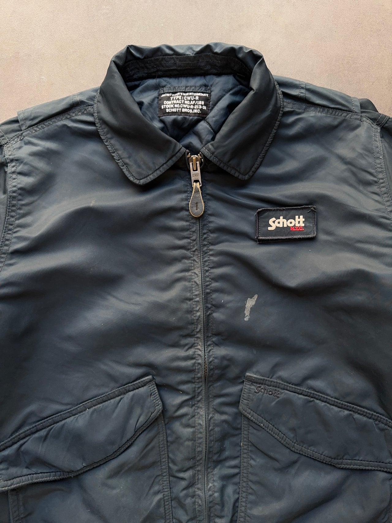 1990s CWU-R Scott Bomber jacket (L)