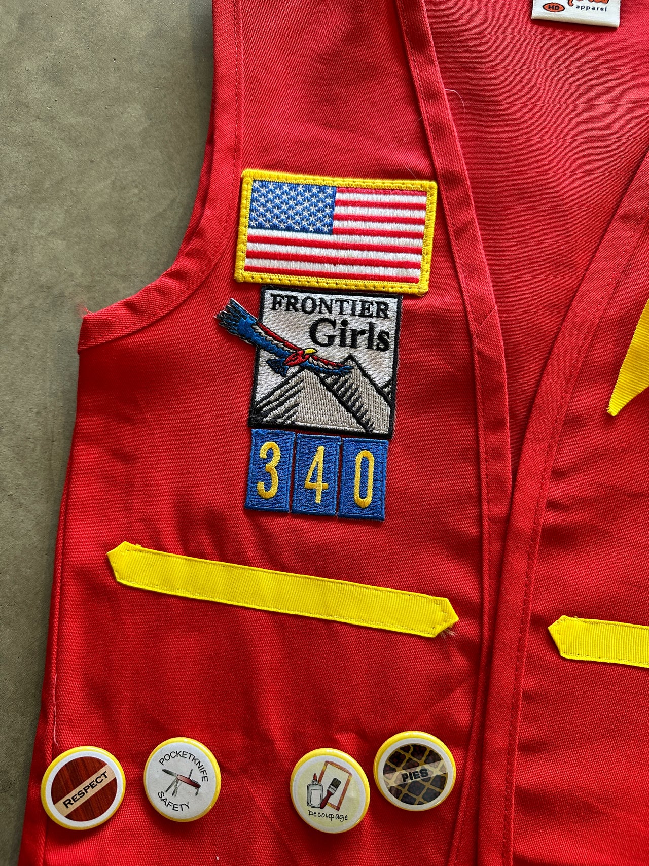 2000s scout vest (S)